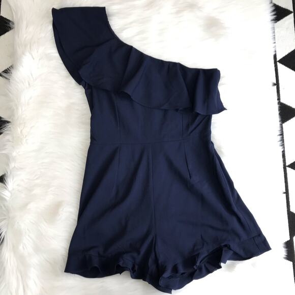 J.O.A x Revolve Ruffle Shoulder Romper - Picture 3 of 6